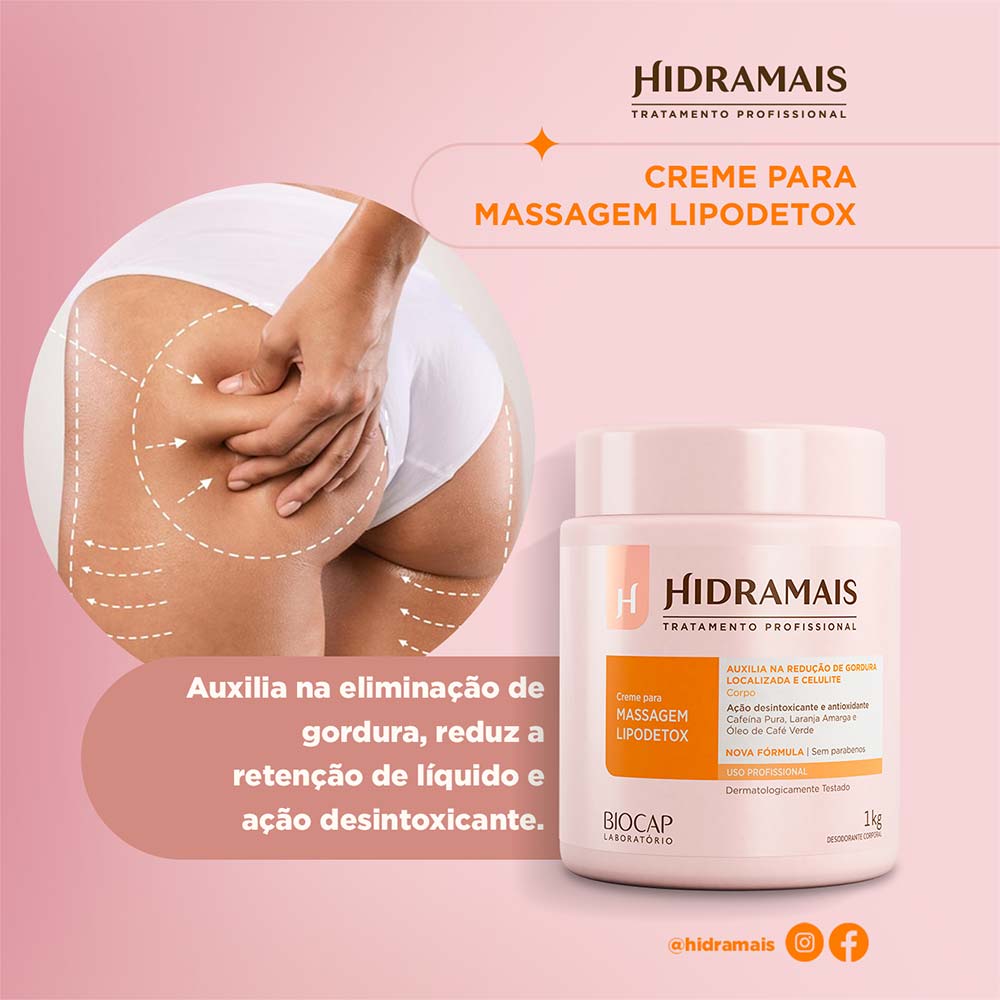 Creme para Massagem Hidramais 1Kg