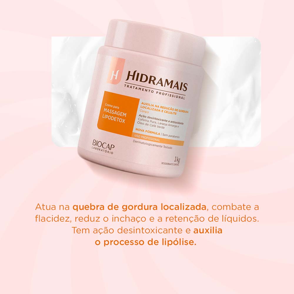 Creme para Massagem Hidramais 1Kg
