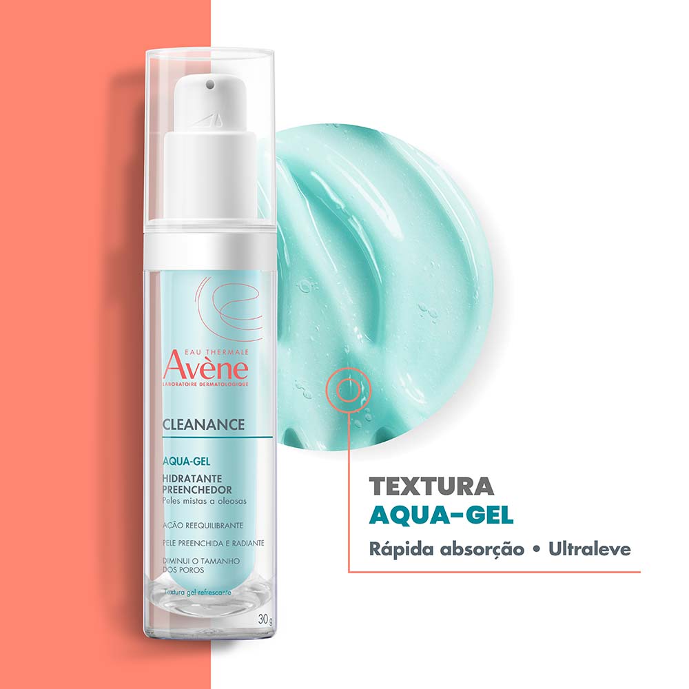 Hidratante Facial Eau Thermale Avène Cleanance  AquaGel 30g