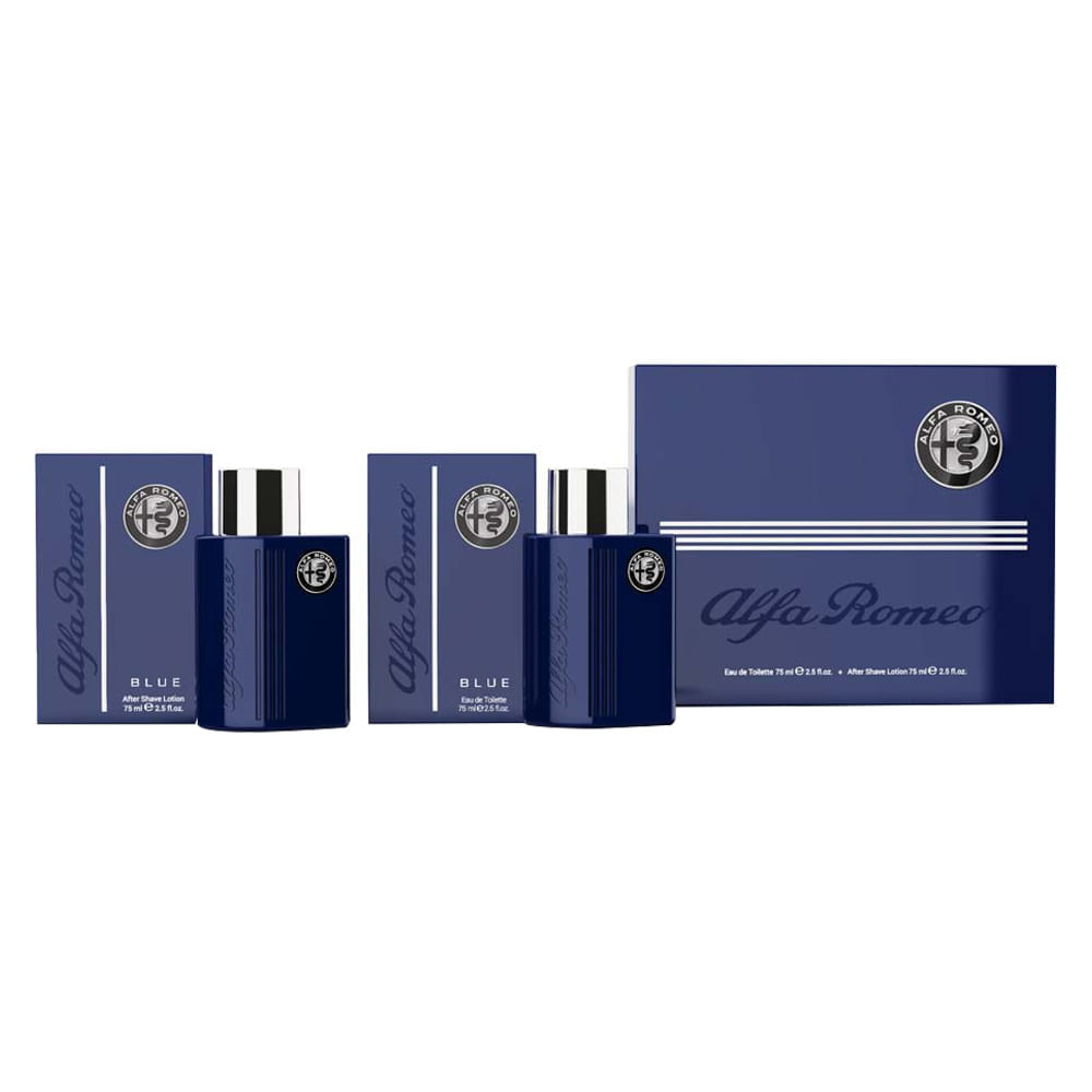 Alfa Romeo Blue Collection Kit  Perfume Masculino Edt + Pós Barba Kit