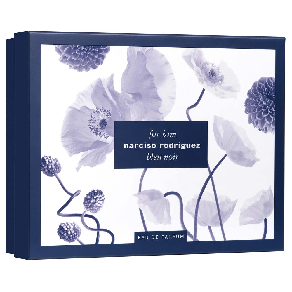Kit Perfume Masculino Narciso Rodriguez For Him Bleu Noir Eau de Parfum 100ml + Gel de Banho 50ml + Miniatura 10ml