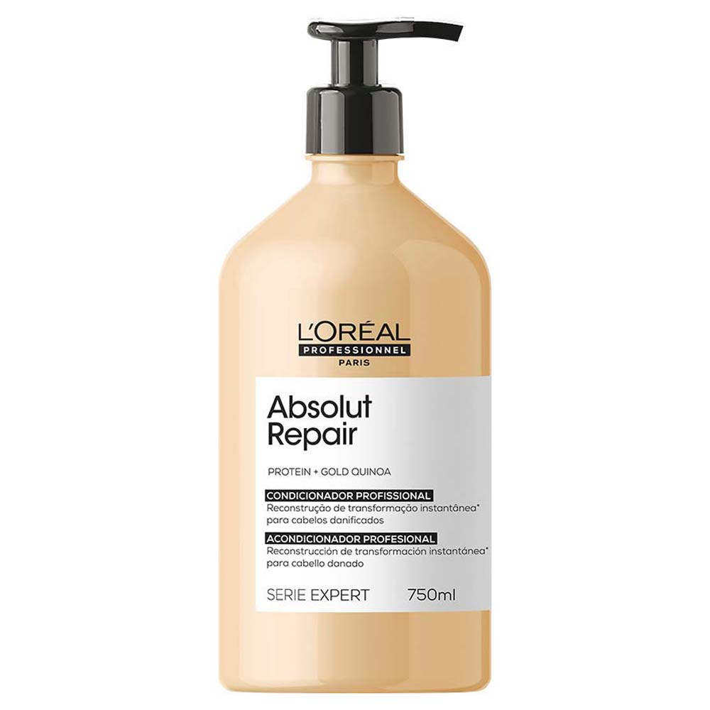 Condicionador Reparador Absolut Repair Gold Quinoa L’Oréal Professionnel 750ml