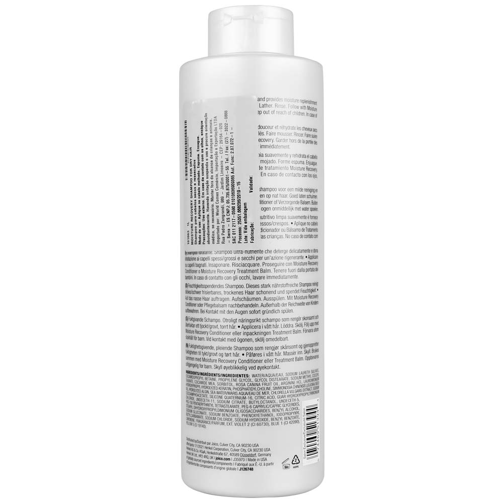 Shampoo Hidratante Moisture Recovery Tamanho Profissional Joico 1L