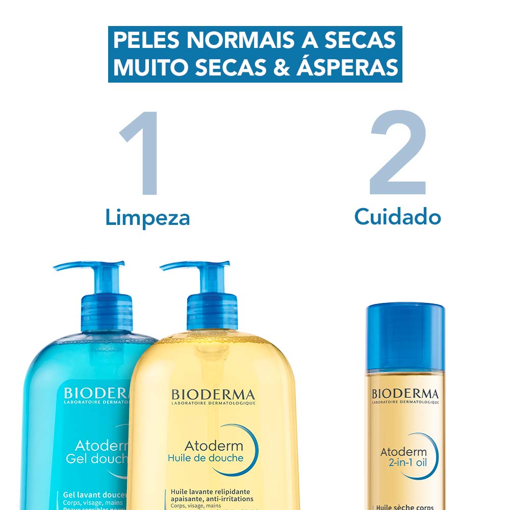 Óleo  Corporal Pós  Banho Bioderma Atoderm 2 em 1 150ml