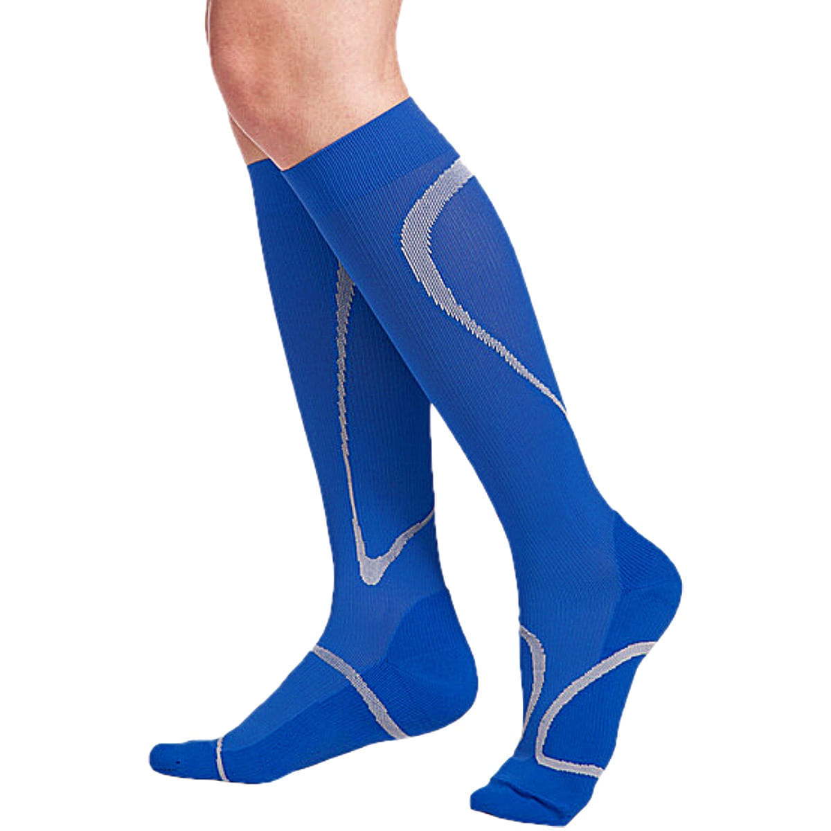 Meia 3/4 Esportiva Perfomance Sigvaris - 20-30mmhg -  Azul - Tamanho G2