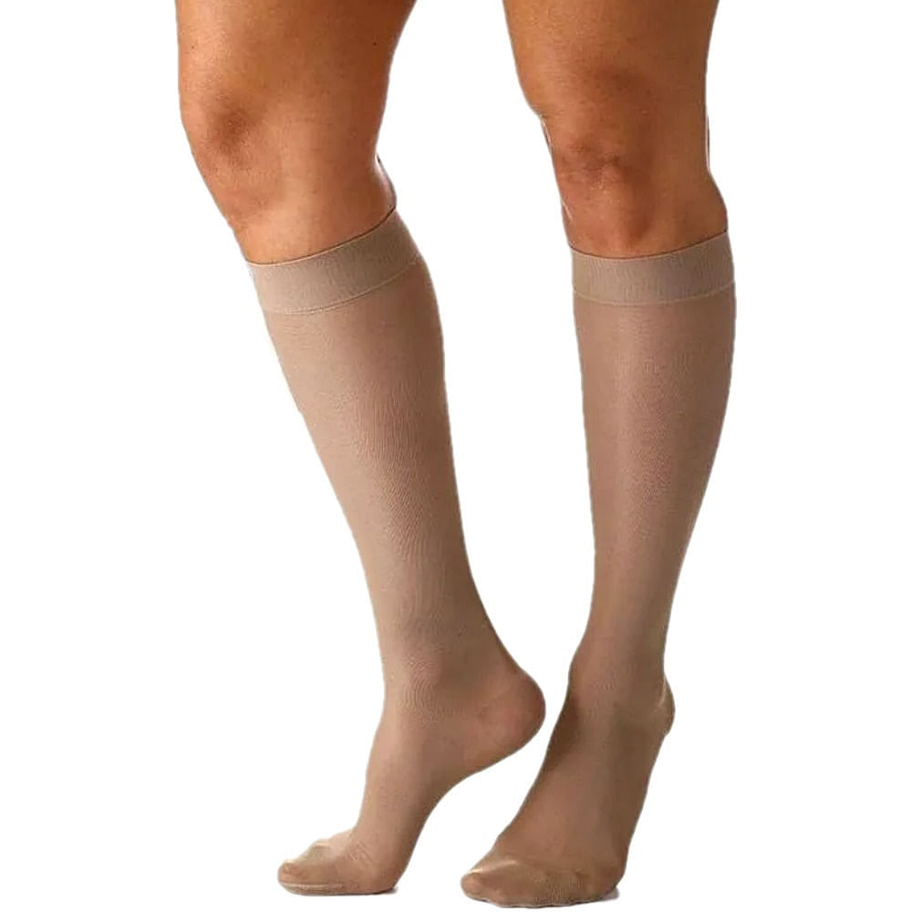 Meia 3/4 Selectcomfortpremium 20-30mmhg Nat.escura Fechadam2
