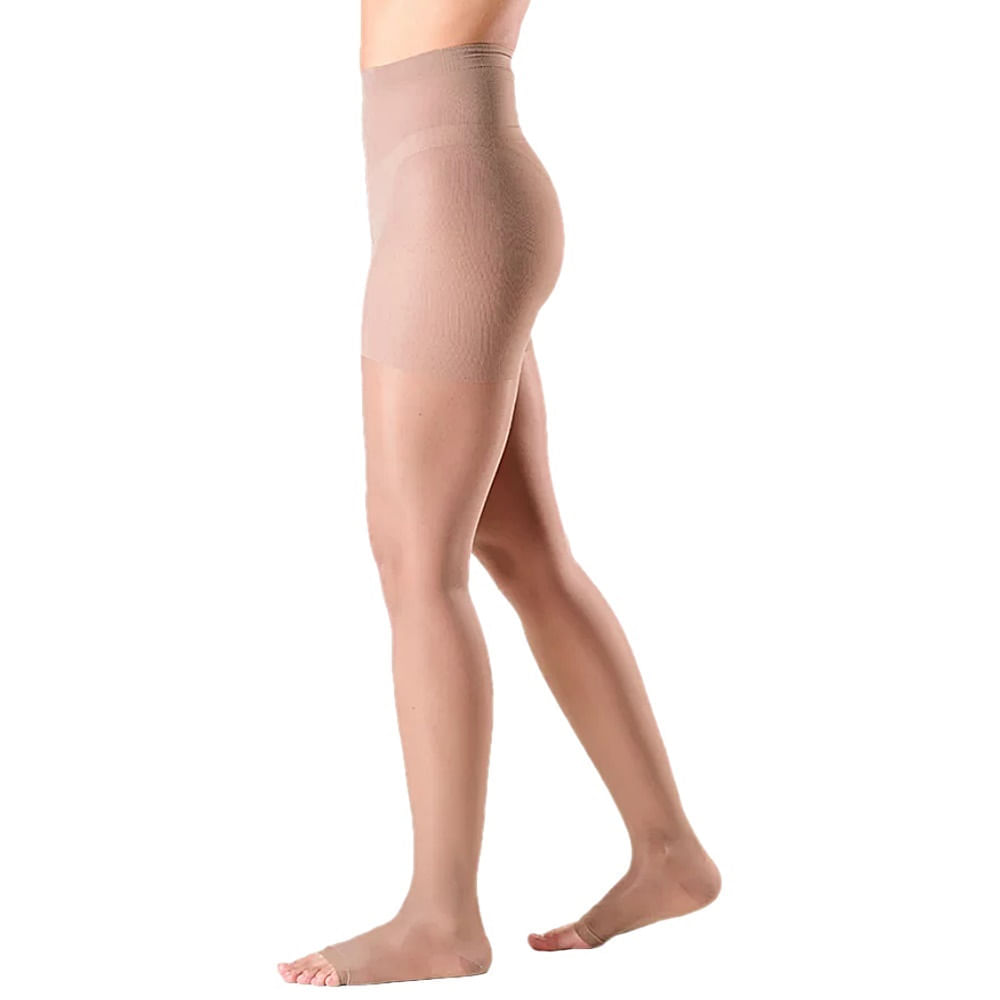 Meia Calça Sigvaris Audace 15-20mmhg Aberta Nat Escuro Tam B