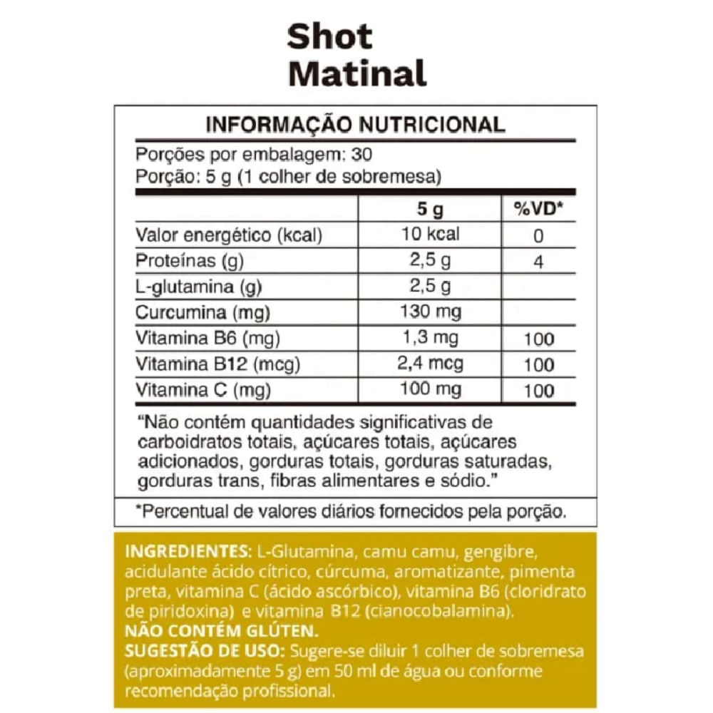 Shot Matinal Limão Ocean Drop 150g
