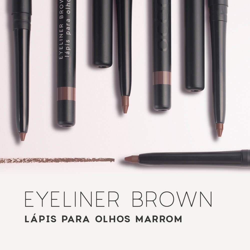 Lápis de Olhos Retrátil Marrom - Eyeliner Brown Océane Edition 1,2ml