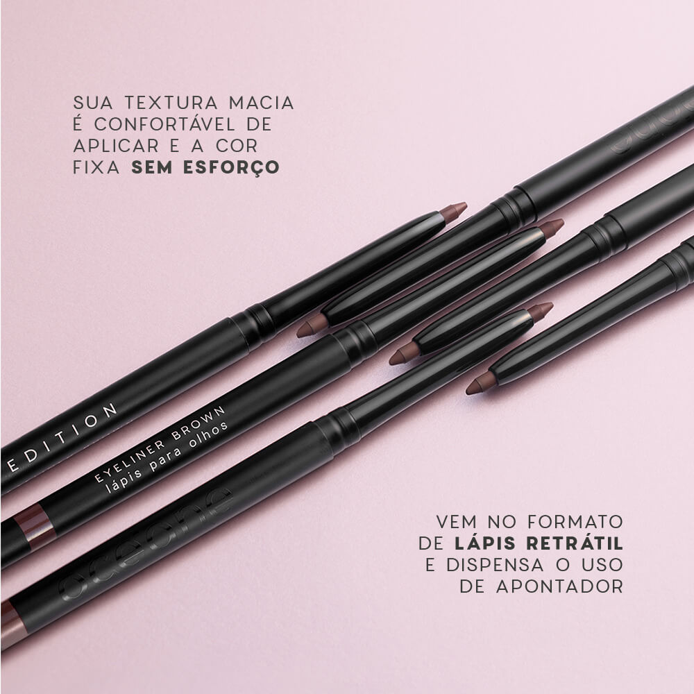 Lápis de Olhos Retrátil Marrom - Eyeliner Brown Océane Edition 1,2ml