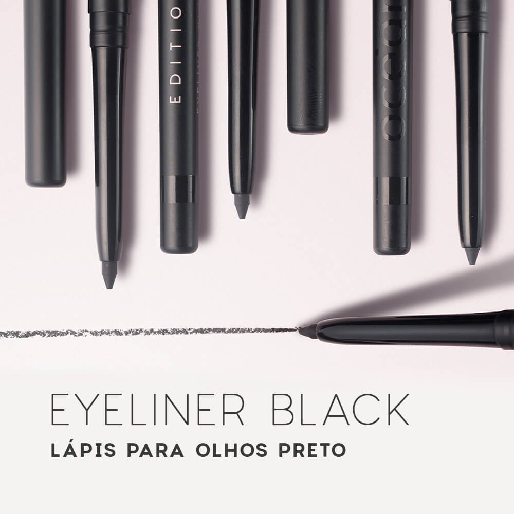 Lápis de Olhos Retrátil Preto - Eyeliner Black Océane Edition 1,2ml