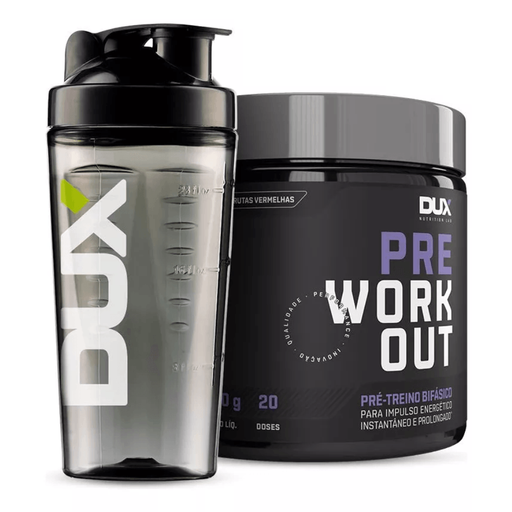 Pre Workout Original Frutas Vermelhas 300g + Coqueteleira