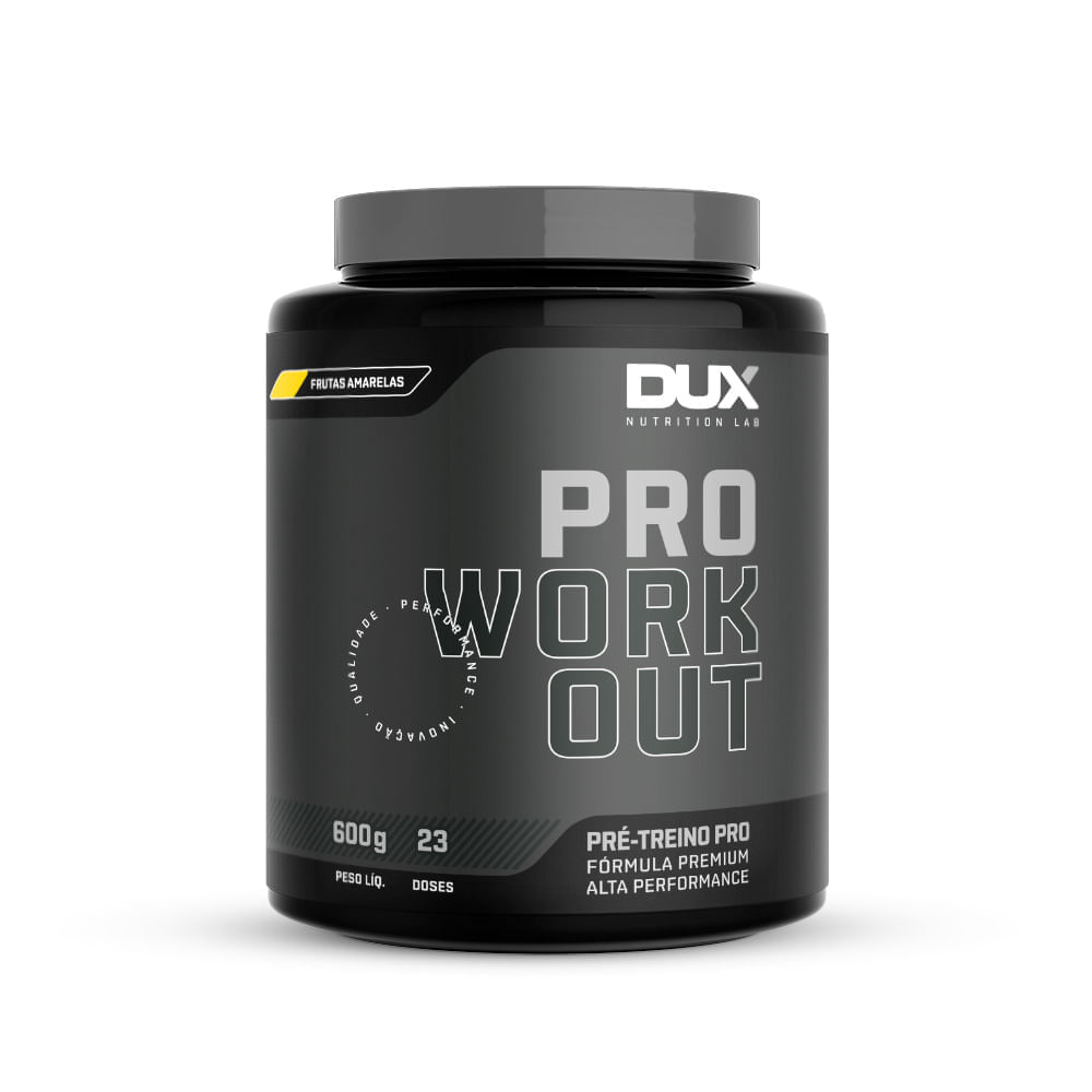 Pro Workout - Pote 600g Frutas Amarelas