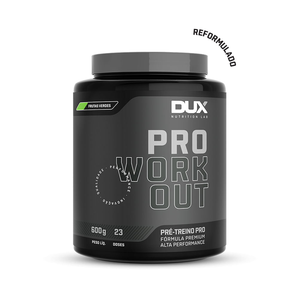Pro Workout Frutas Verdes - Pote 600g