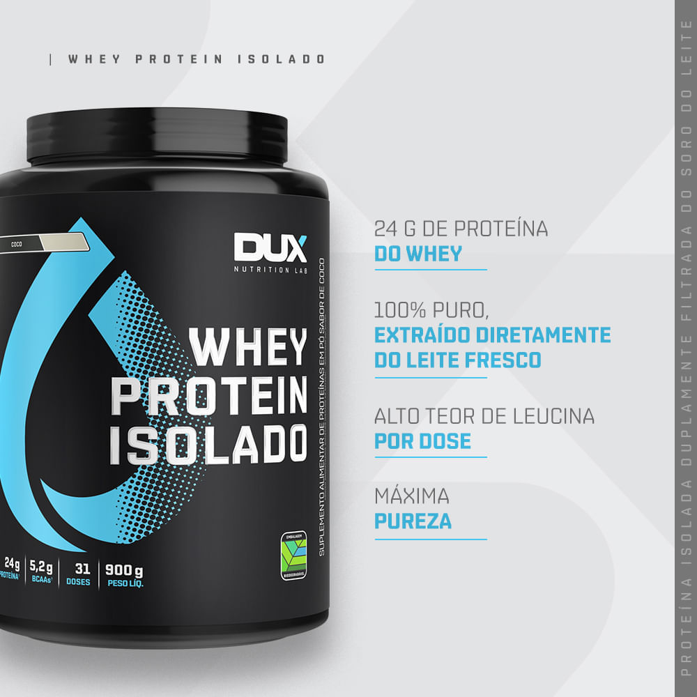 Whey Protein Isolado Sabor Coco - 900g