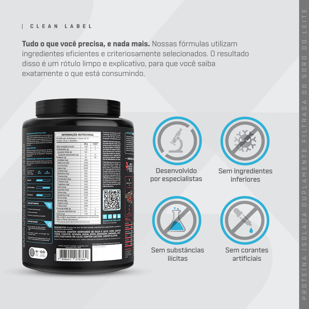 Whey Protein Isolado Sabor Coco - 900g