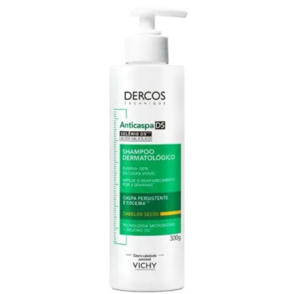 Vichy Dercos Anticaspa DS Shampoo Dermatológico 300g