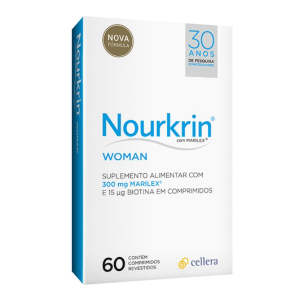 Suplemento Alimentar Nourkrin Woman 60cpr revestidos
