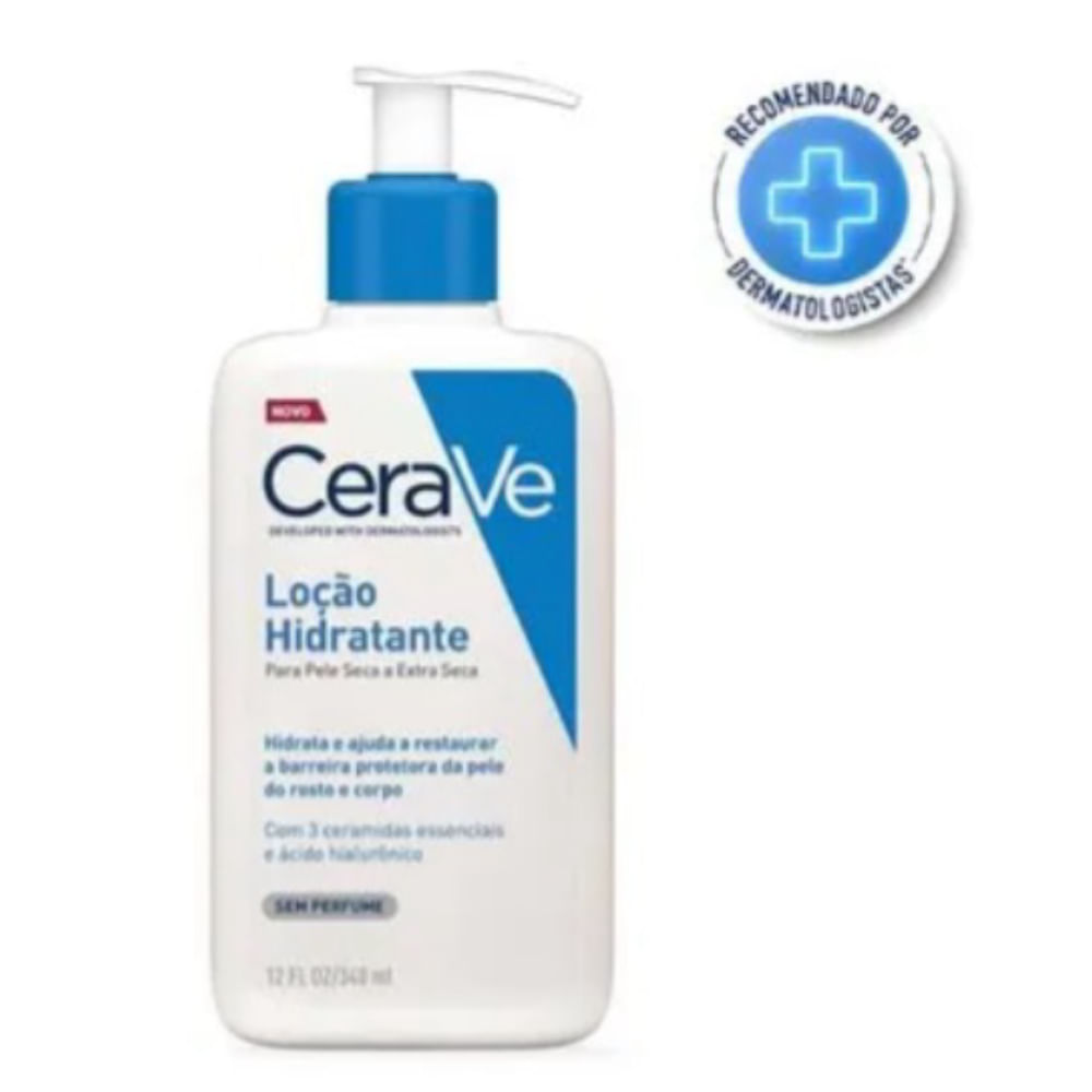 Cerave Loção Hidratante Pele Seca e Extra Seca 340ml