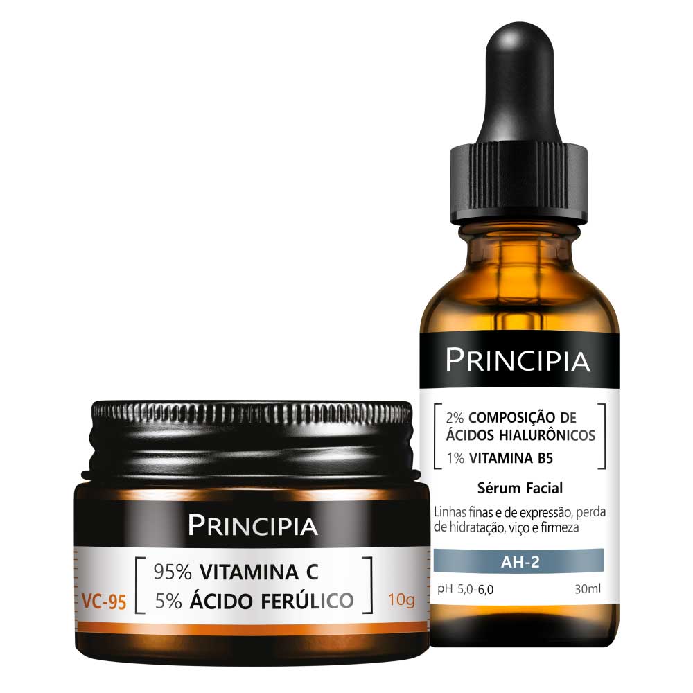 Kit Principia Vitamina C-95 10g + Ácido Hialurônico 30ml