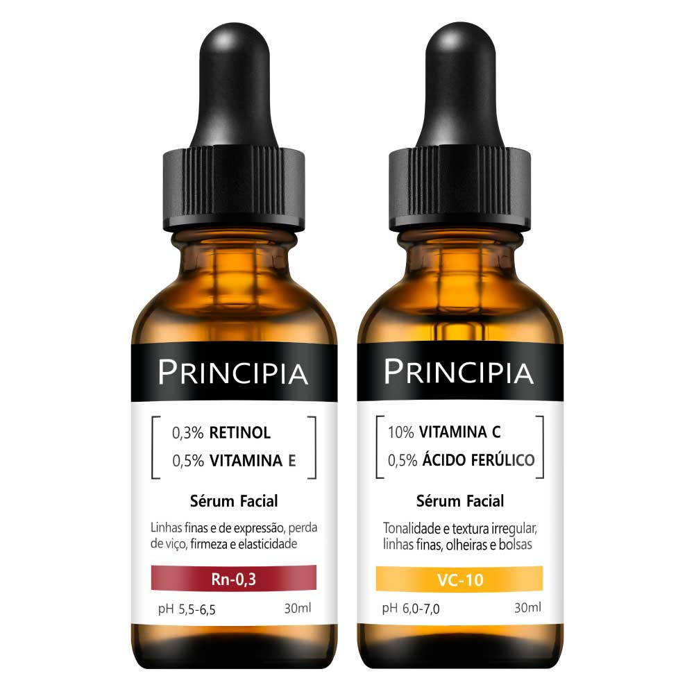 Kit Principia Vitamina C 30ml + Retinol 30ml