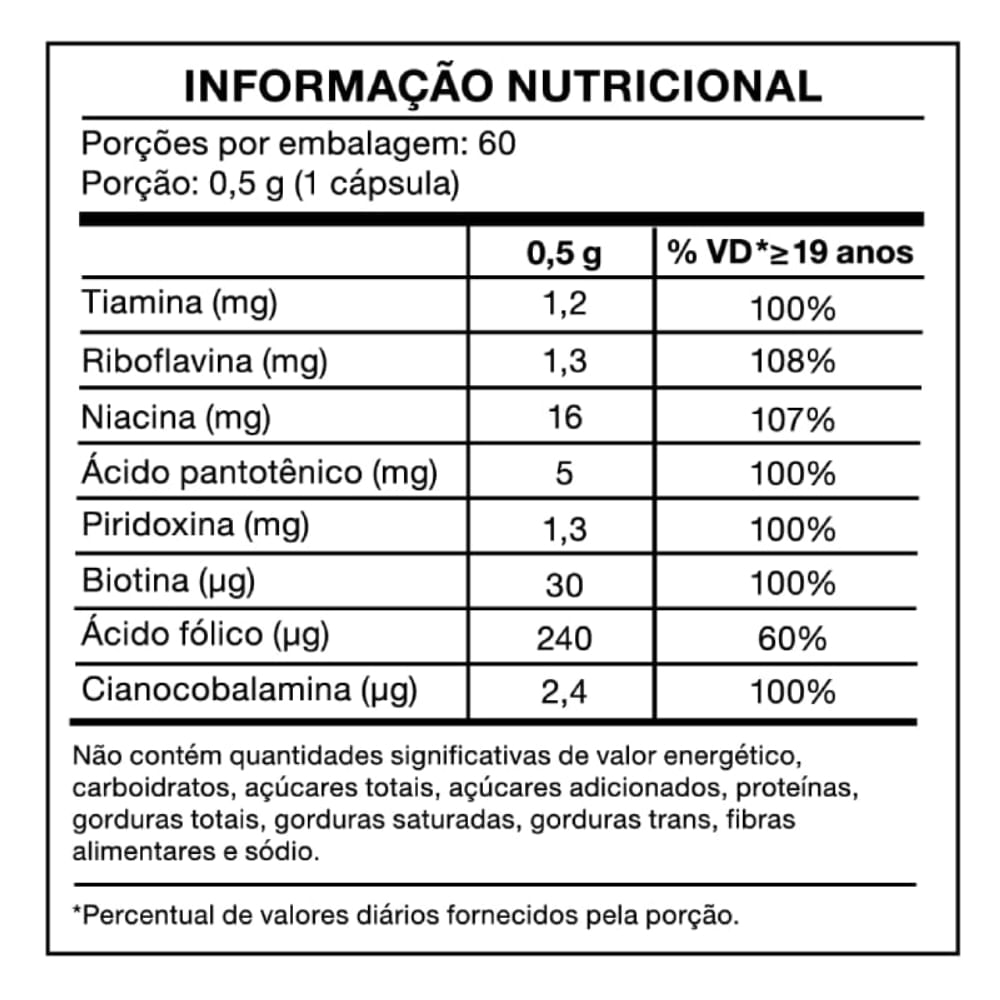 Complexo B Bioroots 60cáps