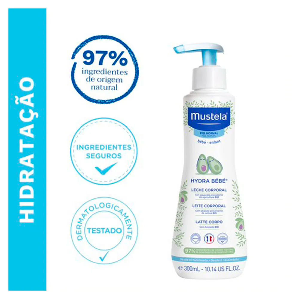 Mustela Kit – Creme para Estrias Maternité 250ml + Hidratante Hydra Bebê 500ml