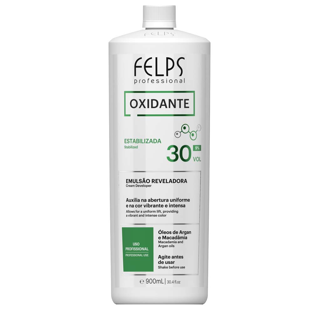 Água Oxigenada Felps Color 9%  Emulsão Reveladora 30 Volumes