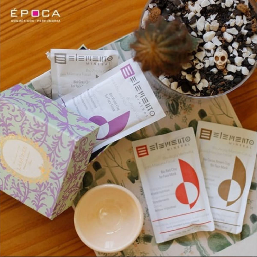 Kit de Máscara Facial Elemento Mineral Revitalizante