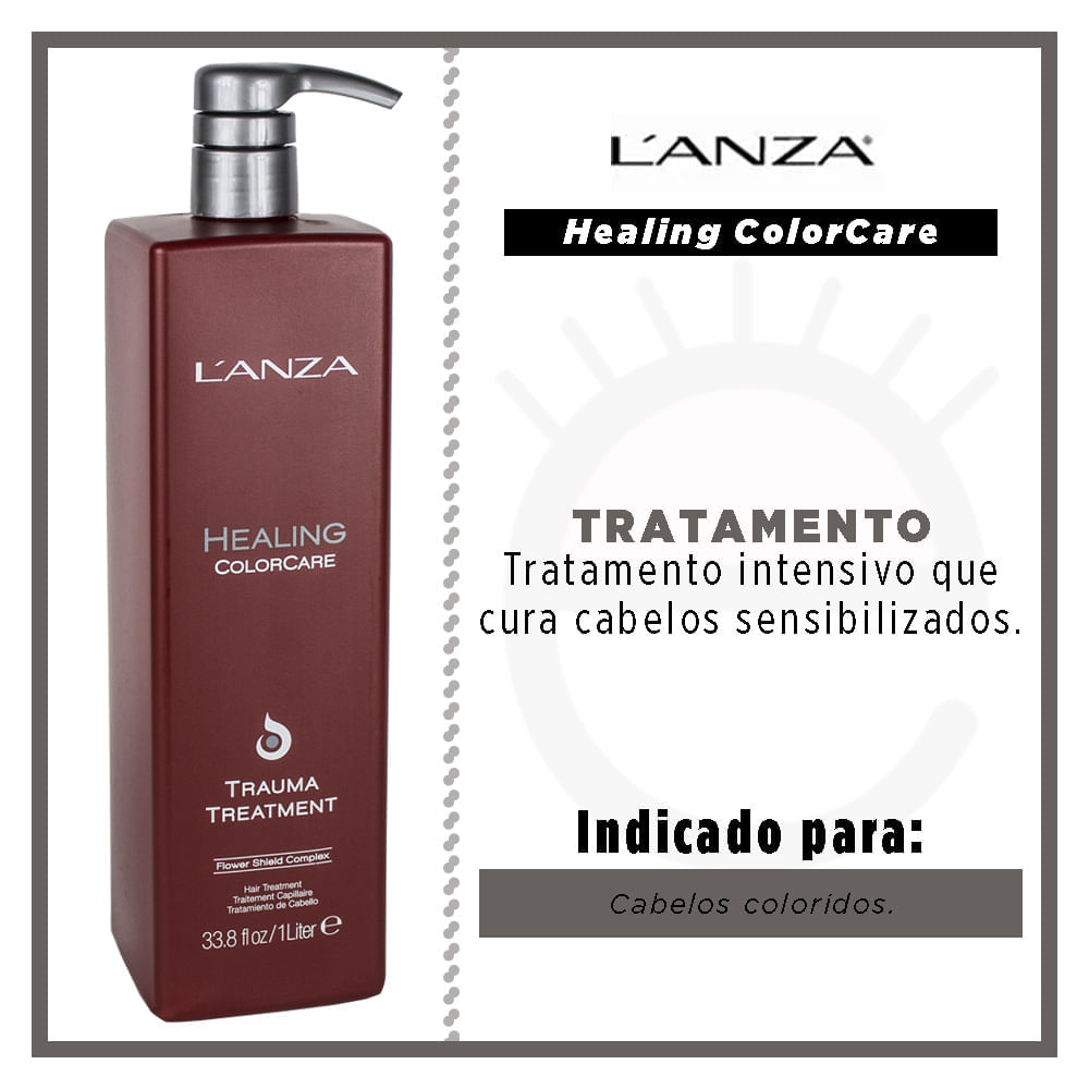 Tratamento Hidratante Healing Color Care Trauma Treatment L'anza 1L