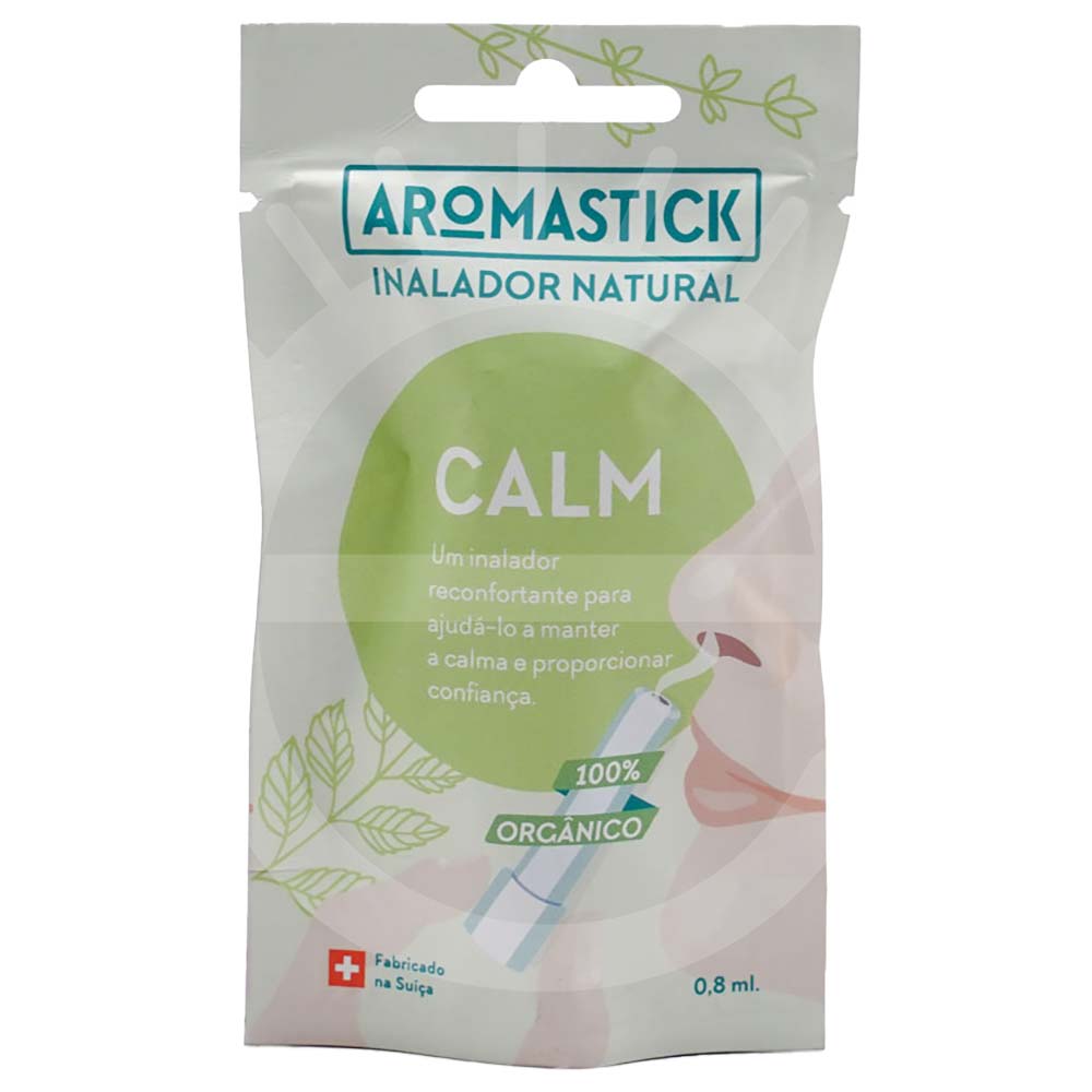 Inalador Nasal Orgânico AromaStick Calmante