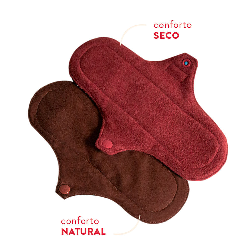 Absorvente Noturno de Pano Korui – Eclipse Linha Conforto Natural