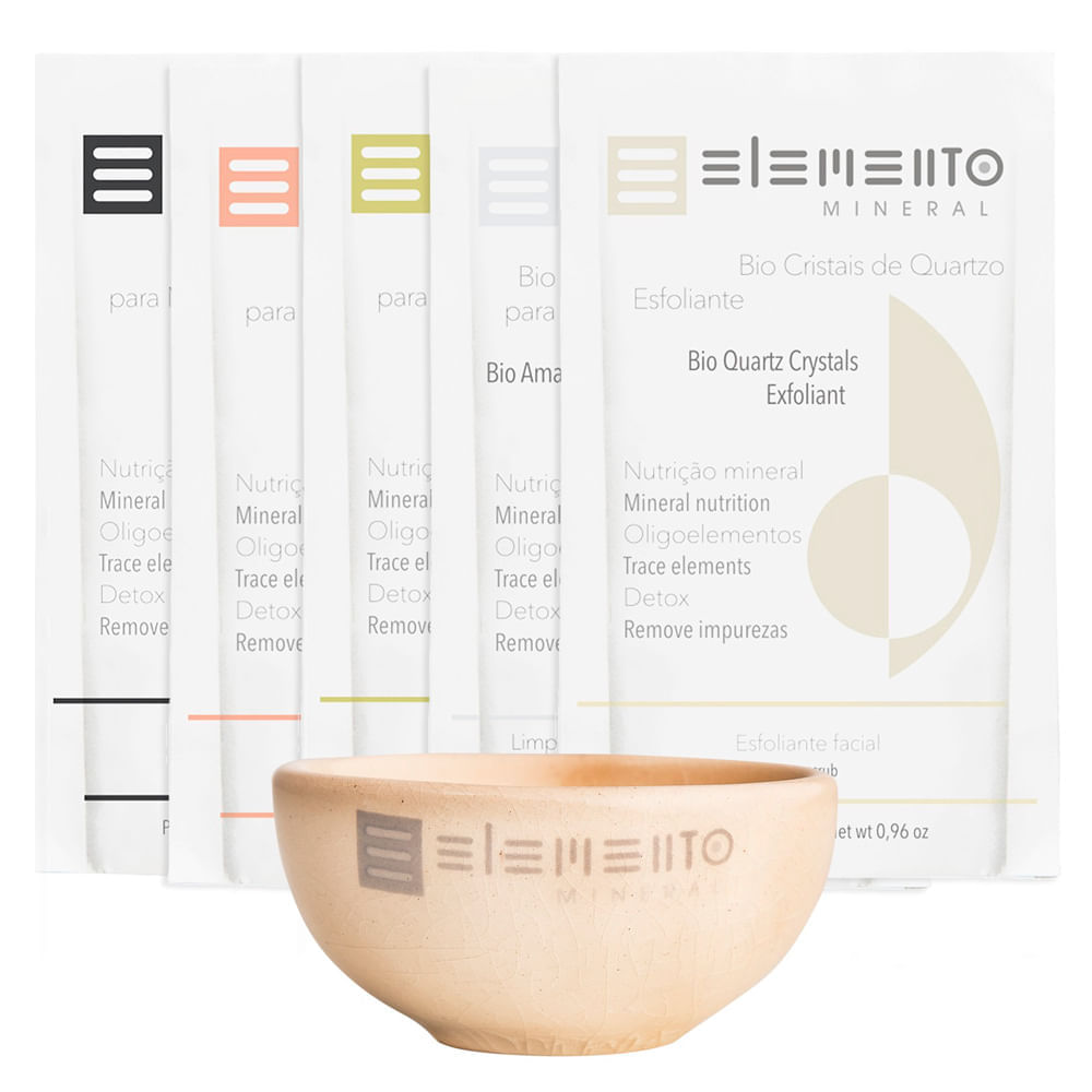 Kit De Máscara Facial Elemento Mineral Purificante