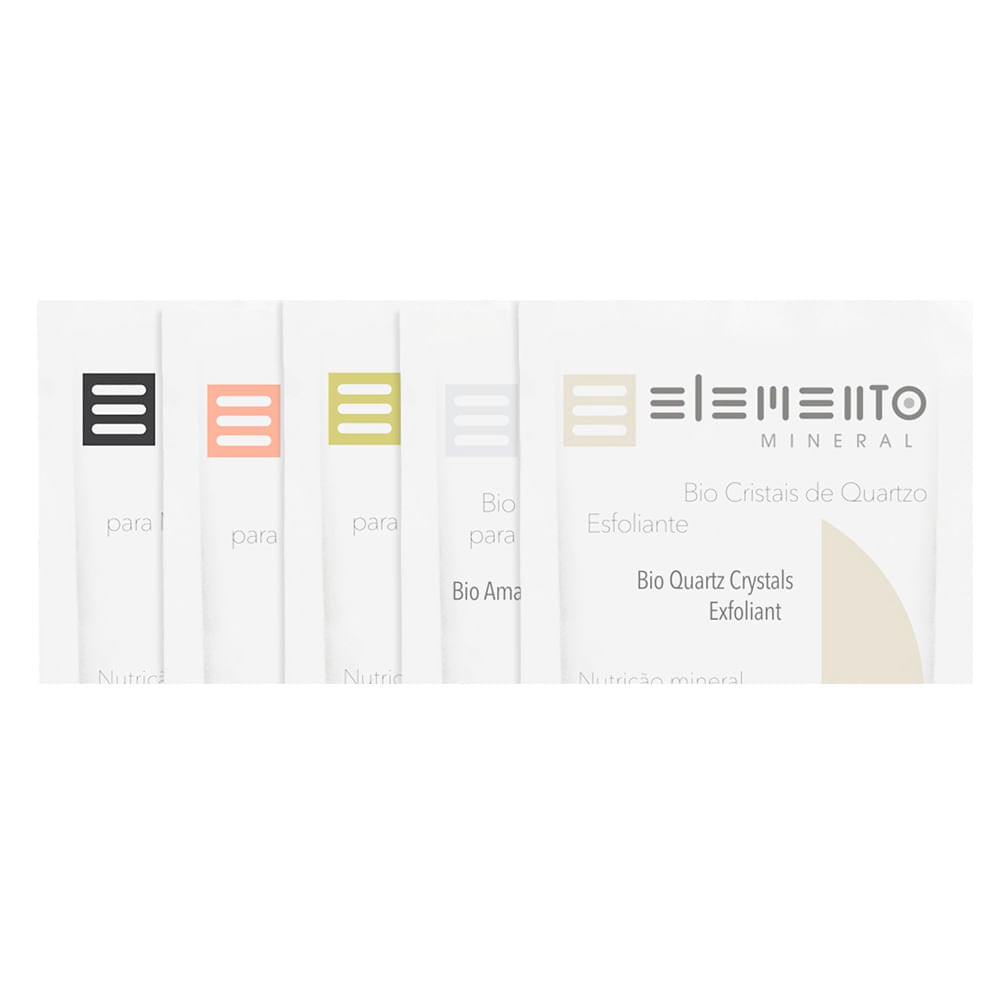 Kit de Máscara Facial Elemento Mineral Purificante