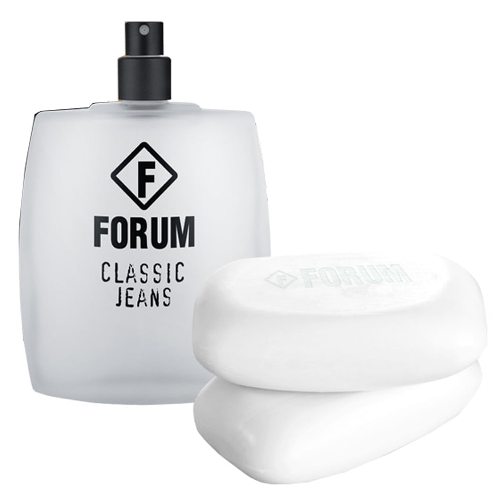Forum Jeans Forum  Masculino  Eau de Toilette  Perfume + Sabonete Corporal