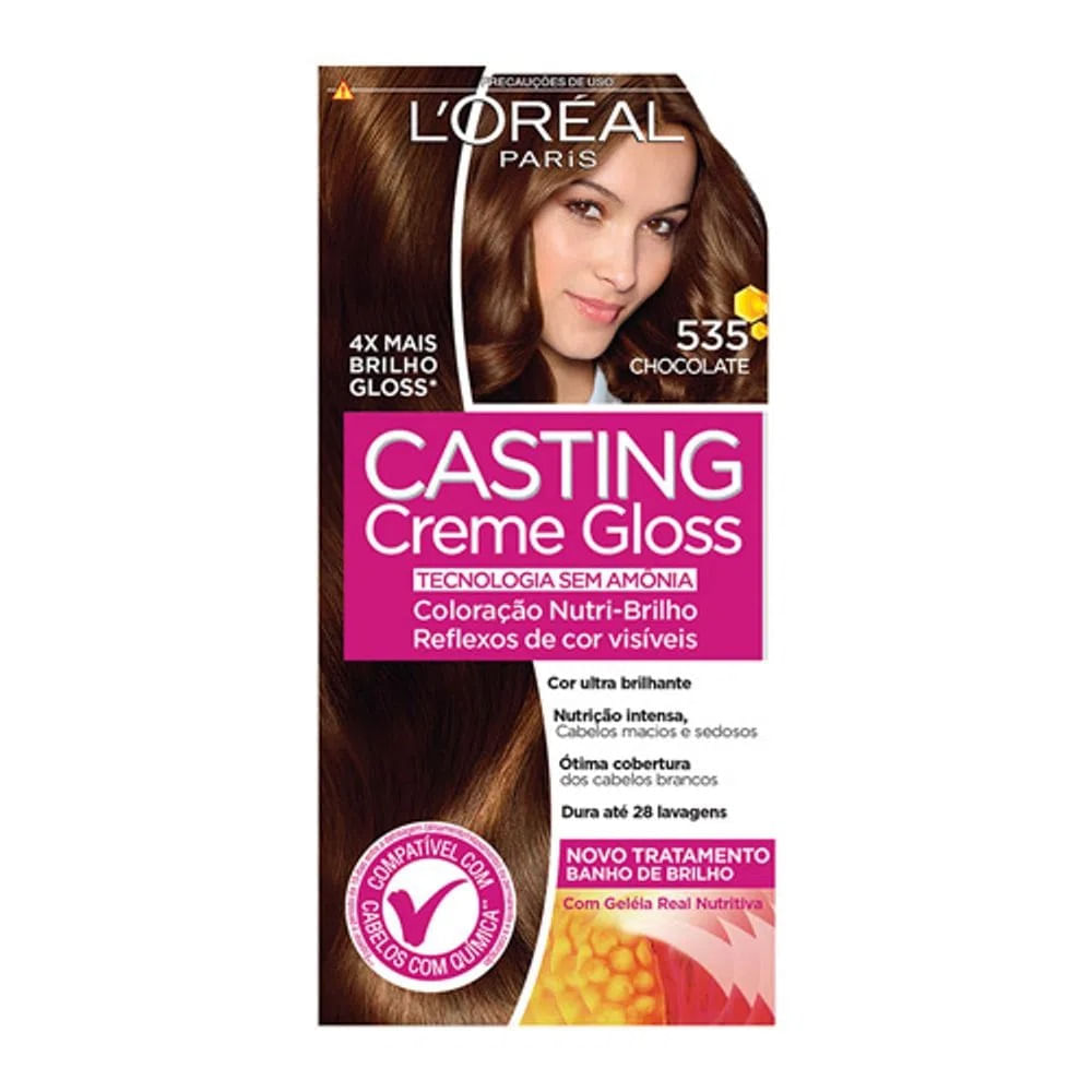 L'Oréal Paris Coloração Casting Creme Gloss Kit  535 Chocolate