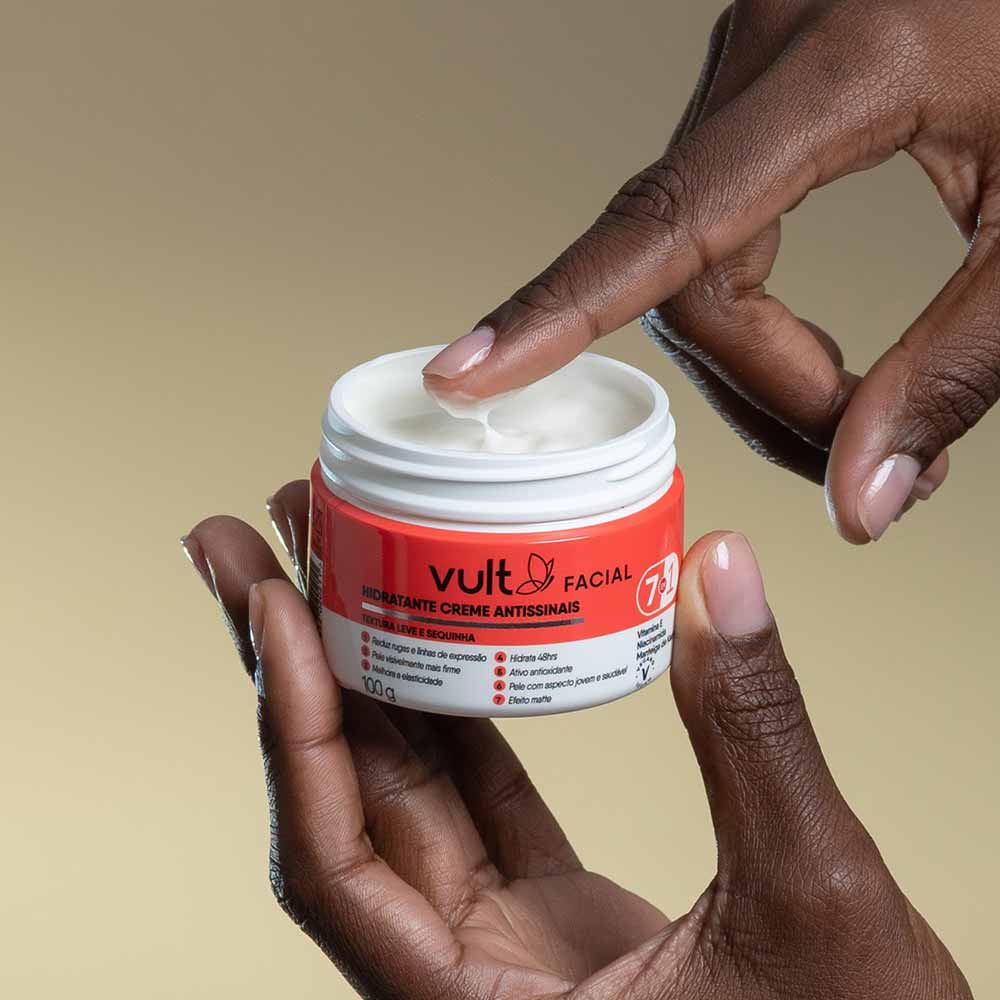 Kit Vult  Creme Antissinais + Protetor Labial Melancia FPS 15