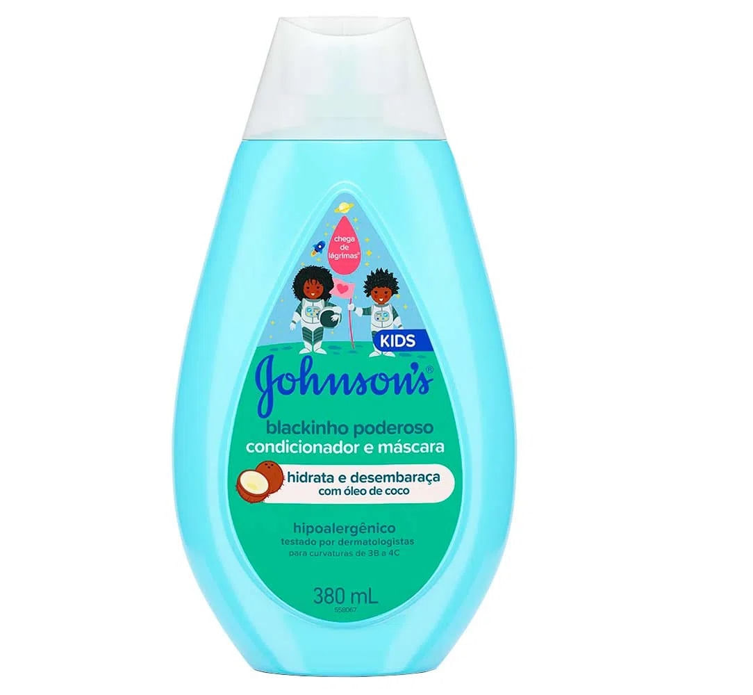 Johnson’s Blackinho Poderoso Kit  Shampoo + Condicionador + Creme Para Pentear