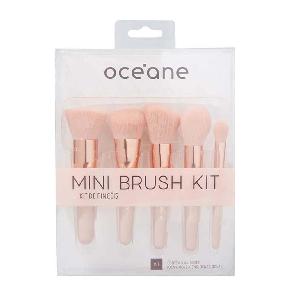 Océane Mini Brush Kit Com 5 Pincéis