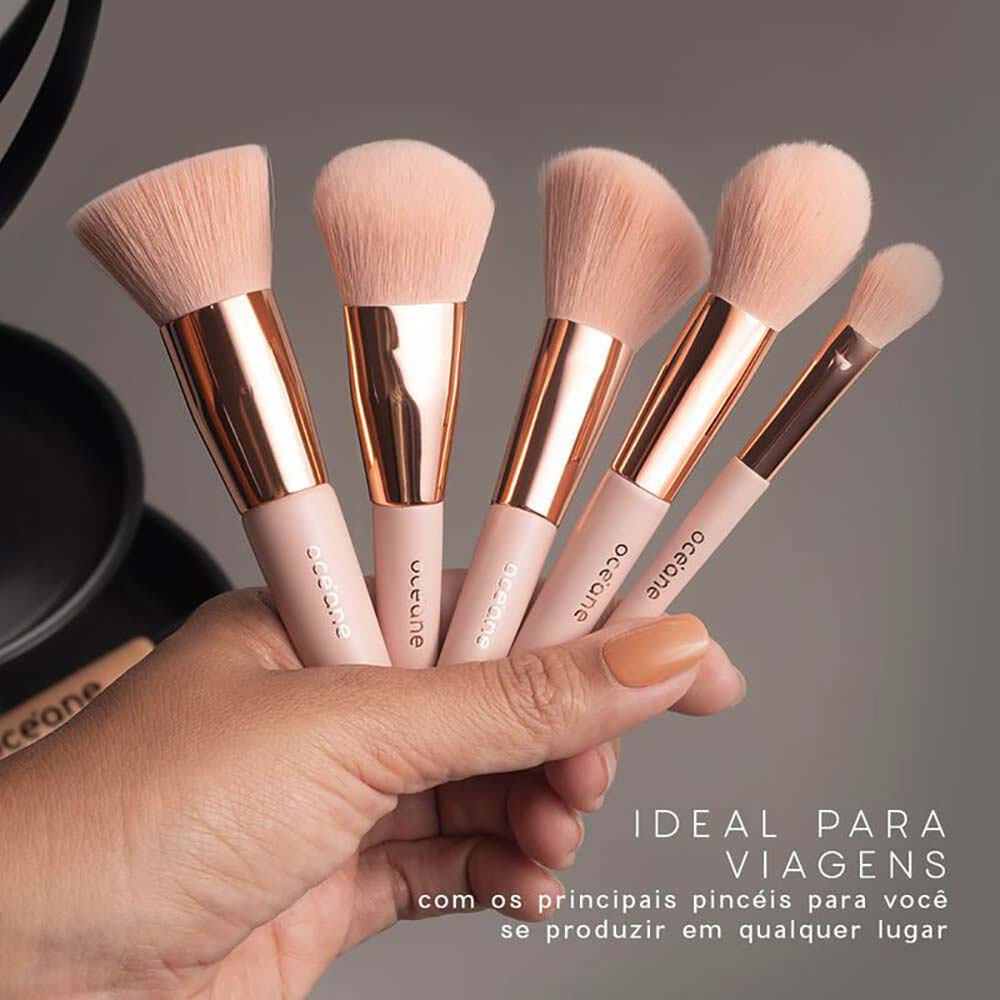 Océane Mini Brush Kit com 5 Pincéis