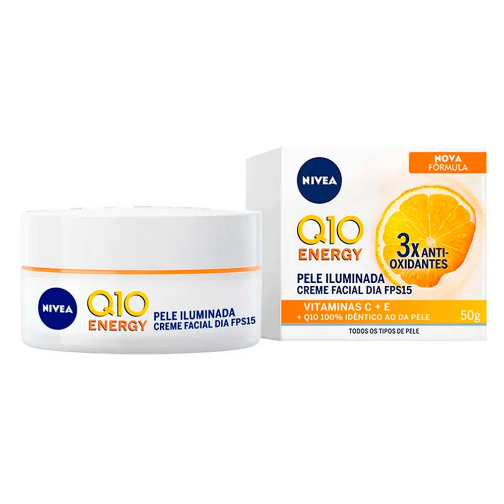 Nívea Q10 Energy Kit – Creme Antissinais Dia FPS15 + Creme Antissinais Noturno