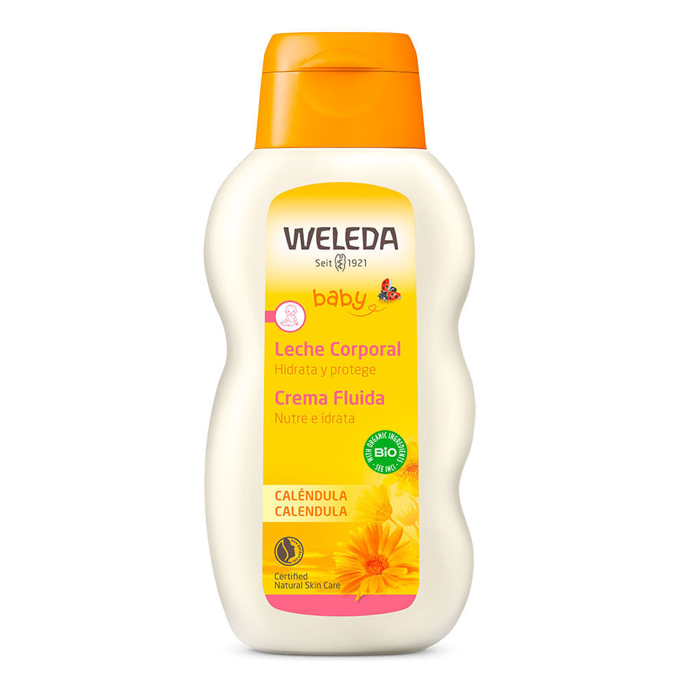 Calêndula Loção Hidratante Corporal Para O Bebê Weleda