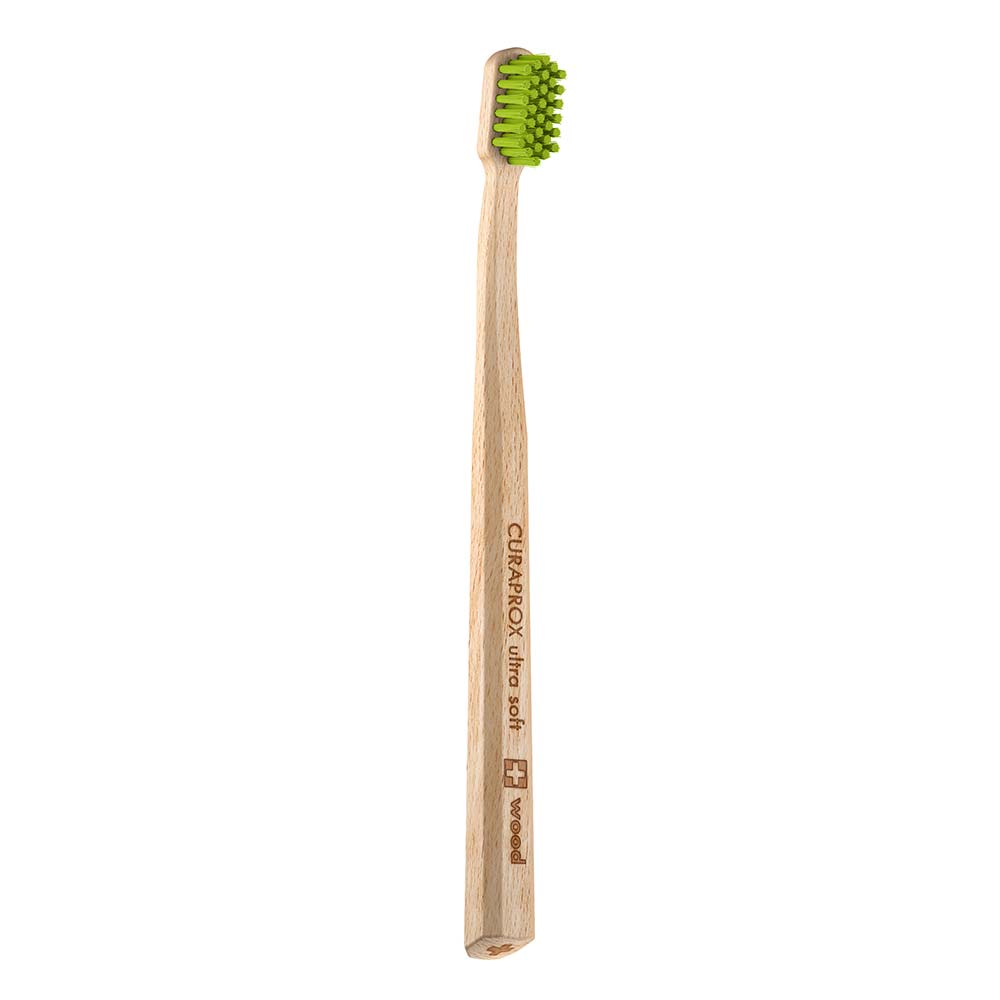 Escova Dental Curaprox de Madeira Wood