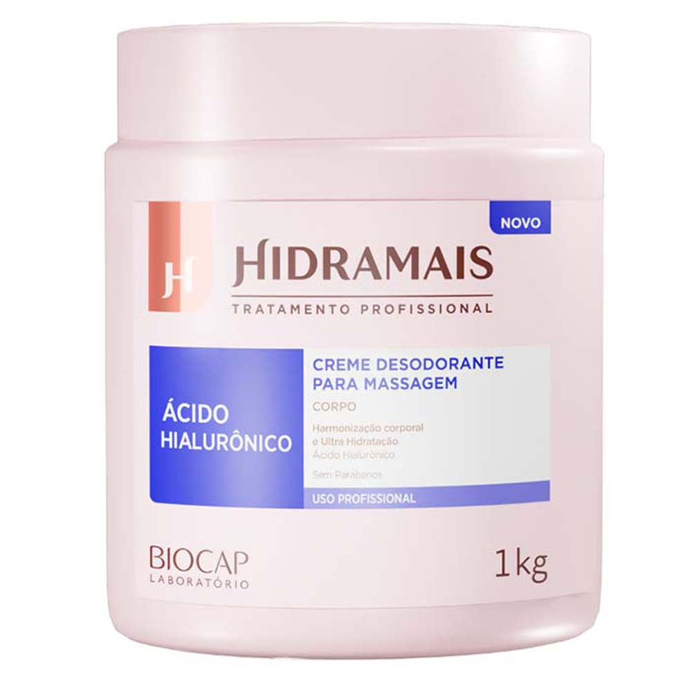 Creme Desodorante Para Massagem Hidramais Ácido Hialurônico
