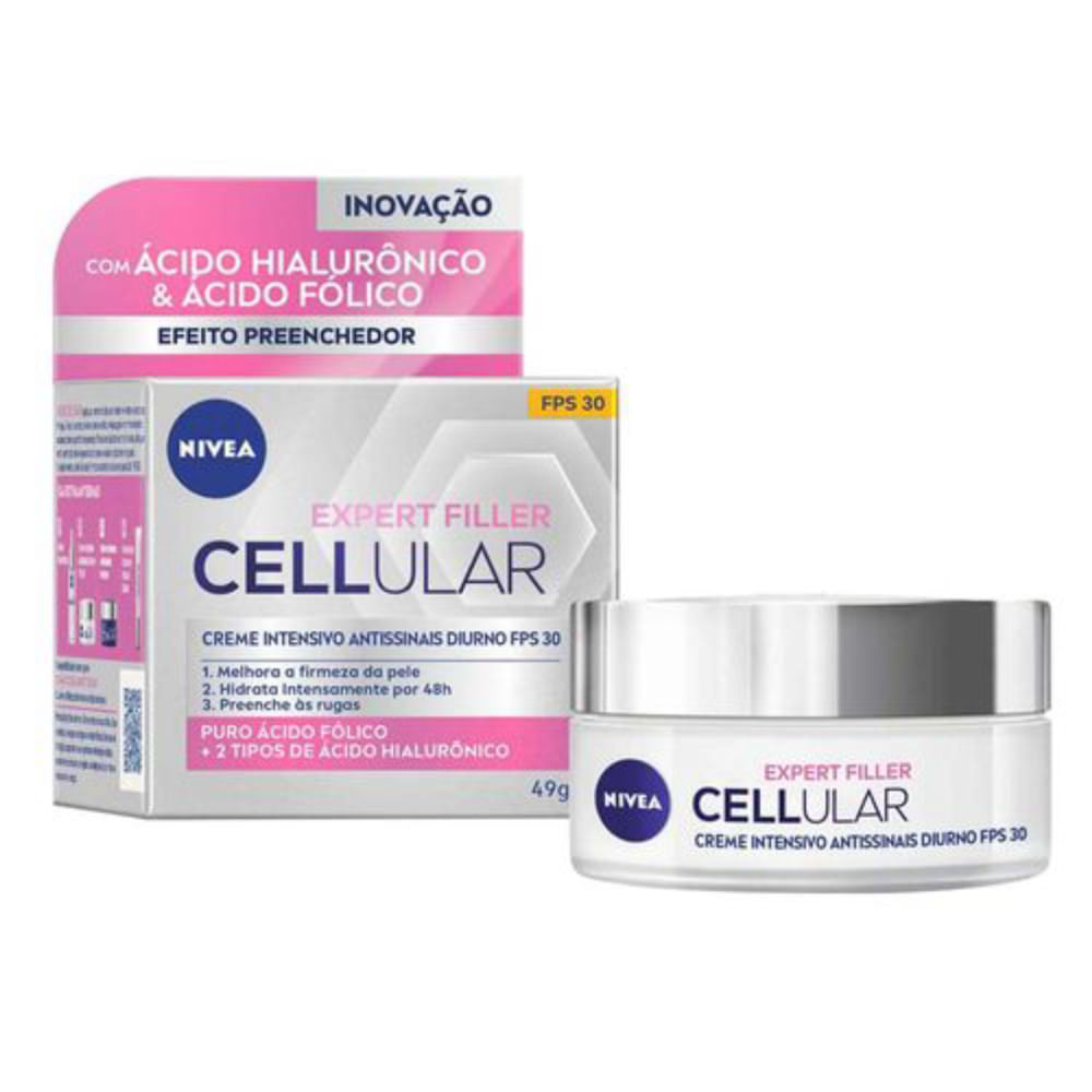 Nívea Cellular Filler  Kit – Creme Facial Antissinais Dia FPS30 + Creme Facial Antissinais Noite