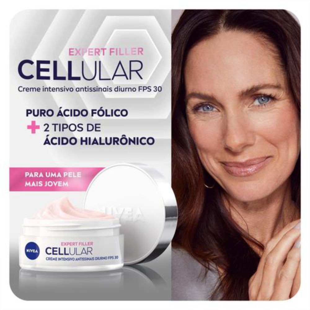 Nívea Cellular Filler  Kit – Creme Facial Antissinais Dia FPS30 + Creme Facial Antissinais Noite
