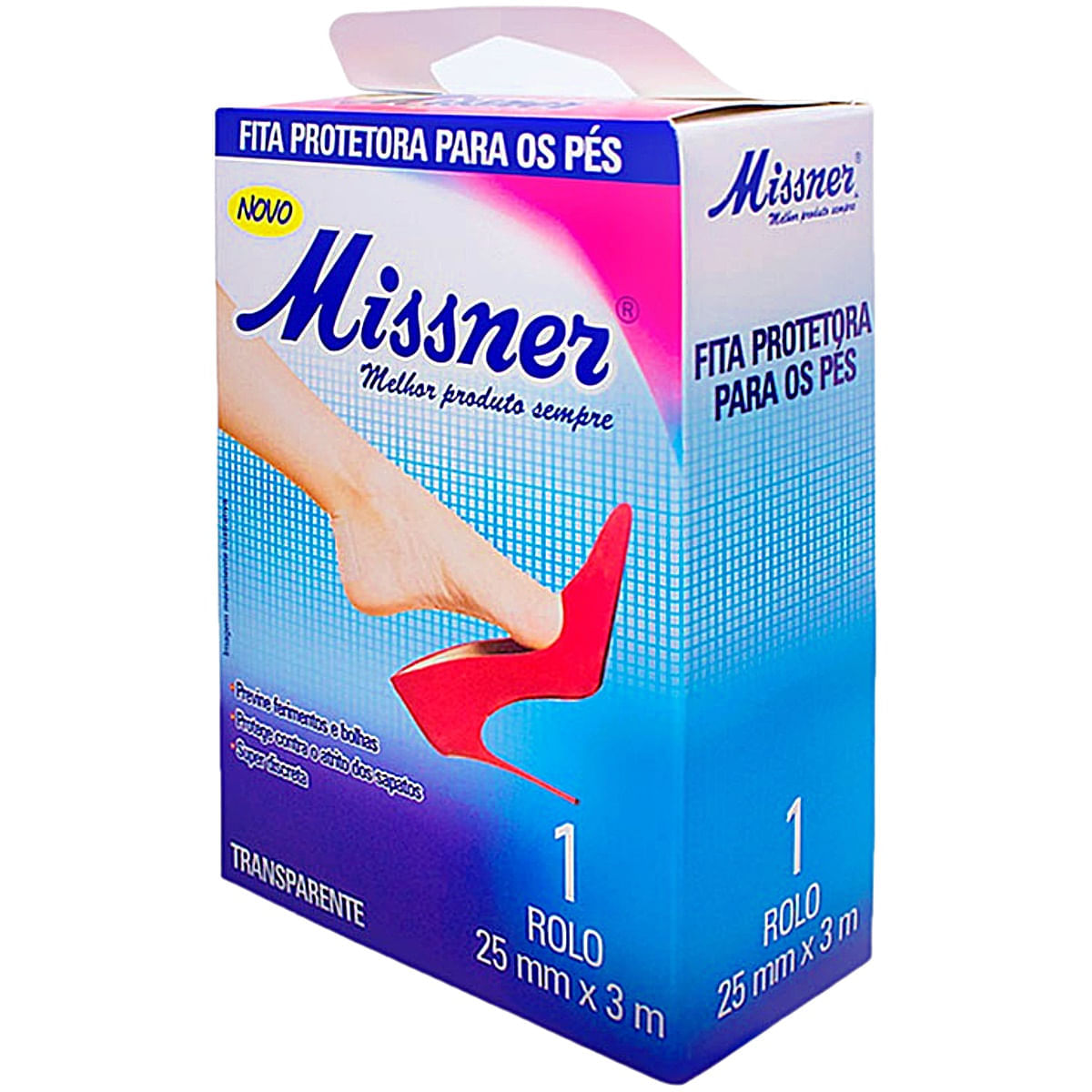 Fita Protetora Para Os Pés Missner - 25mm X 3m