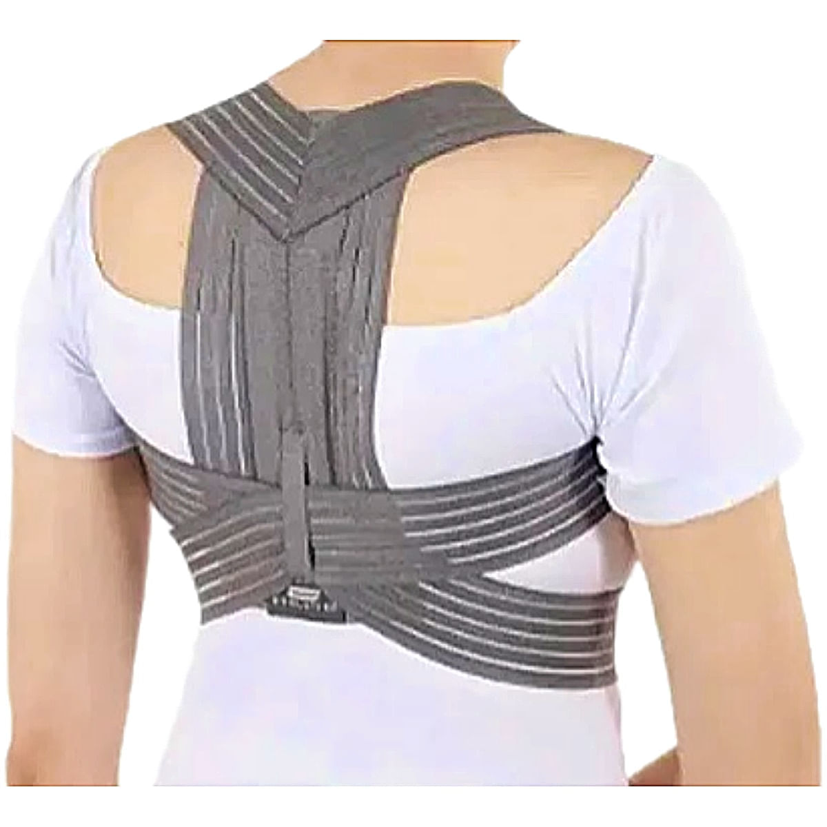 Corretor Postural Elástico Chantal Evolution - Cinza - Tamanho P