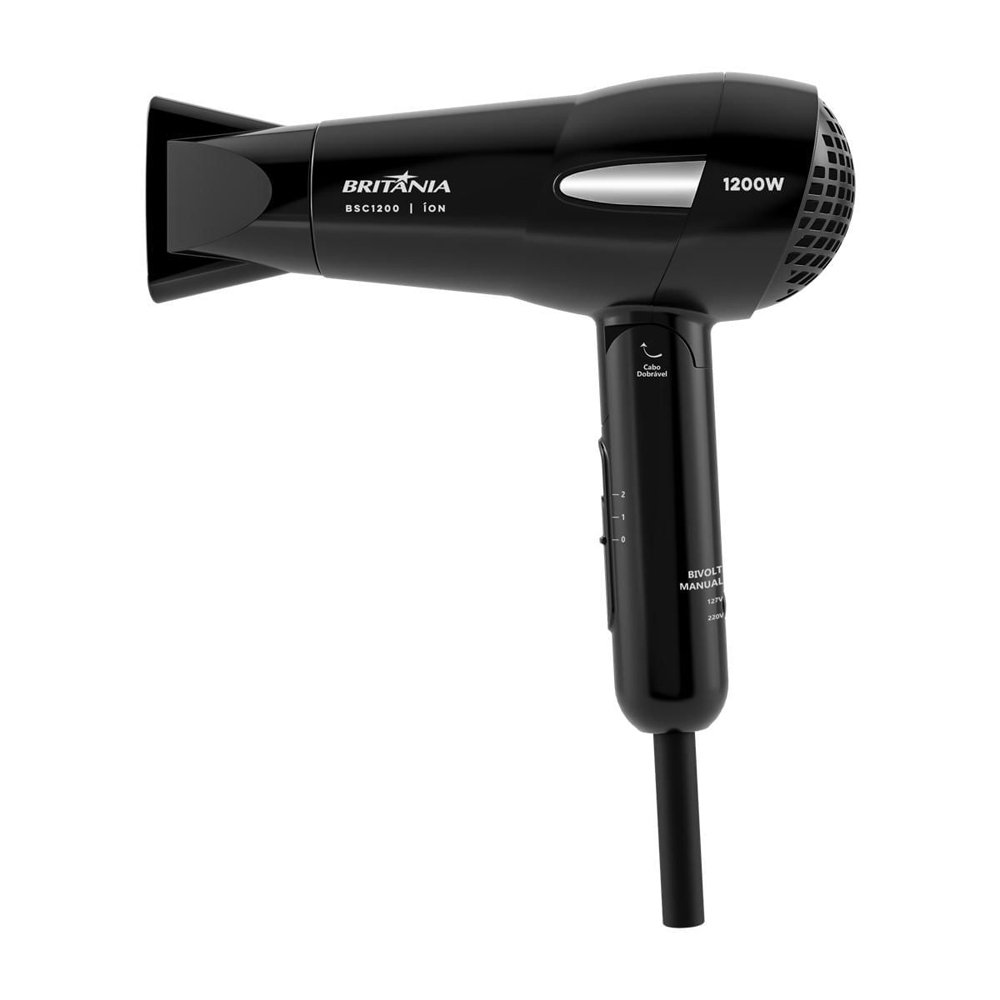 Secador de Cabelos Britânia 1200W BSC1200 Bivolt
