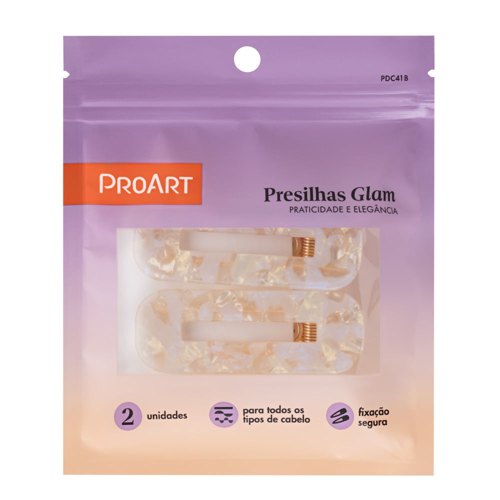 Presilhas Glam  ProArt Branco
